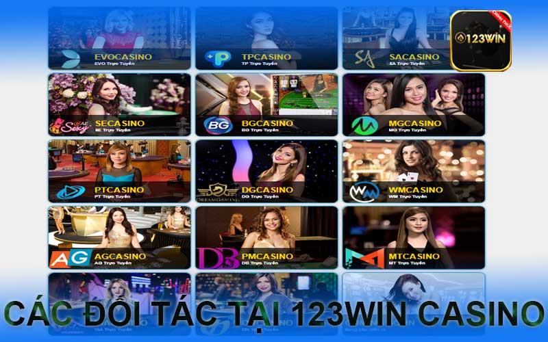 Các Đối Tác Tại 123Win Casino